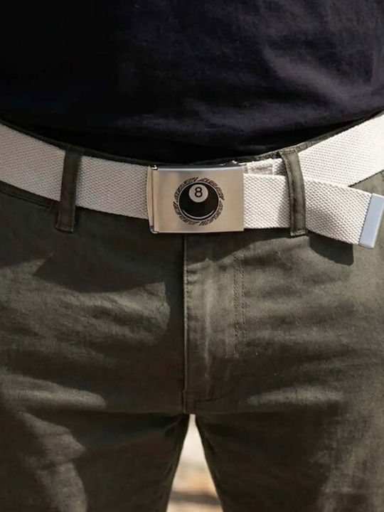 Curea Bărbați Material Textil Gri