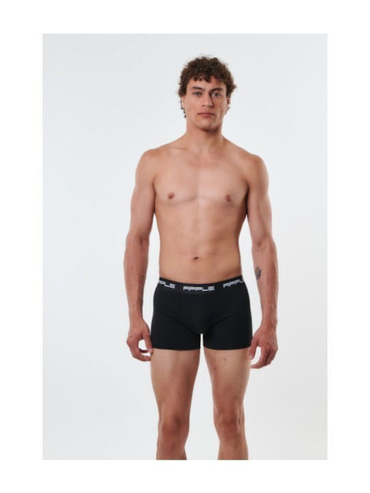 Men's Boxers Black Printed 2Pack