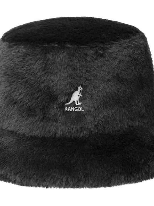 Kangol Дамска Furry Кофа Шапка Черна
