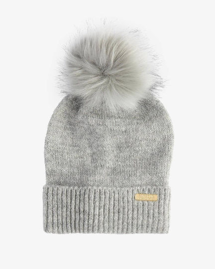 Beanie Γυναικείος Σκούφος Πλεκτός σε Γκρι χρώμα
