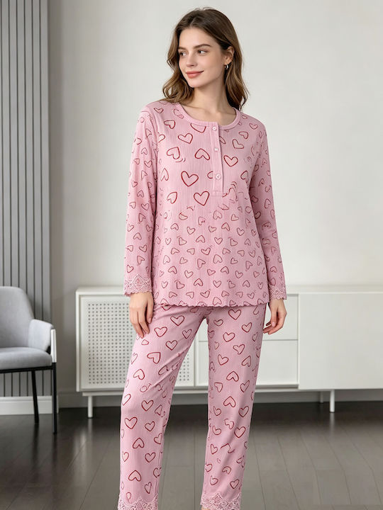 Goodnight Set De Pijamale De Vară Pentru Femei Măr Copt