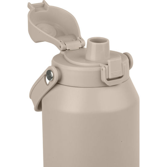 Estia Lift Bottle Save The Aegean Рециклируема Бутилка Термос Неръждаема Стомана Без BPA 1.8 л Dune с Дръжка