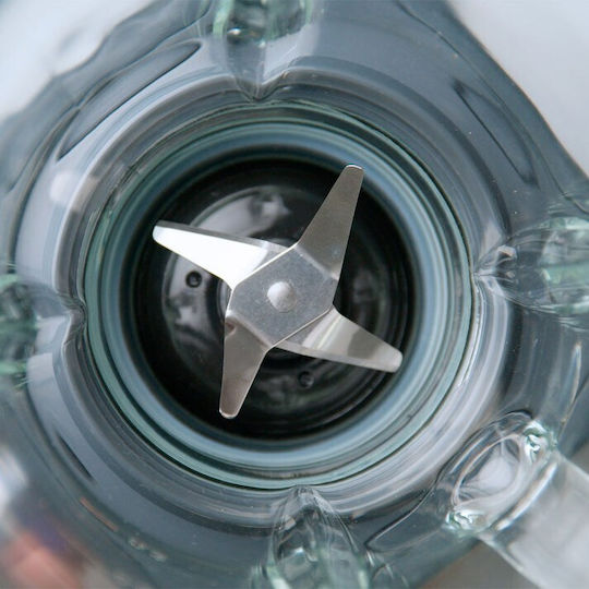 Taurus Optima Go 1500 Μπλέντερ με Γυάλινη Κανάτα 1.5 lt 1500W Λευκό