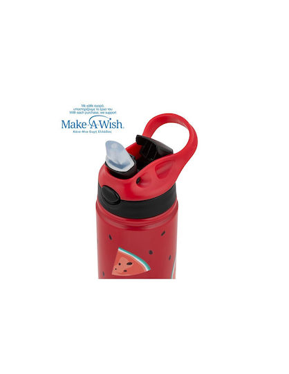Nava "we Care" Бутилка Термос Неръждаема стомана 500ml Watermelon с Сламка