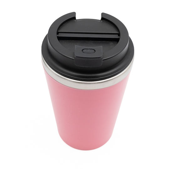 TnS Stainless Steel Thermos Bottle 350ml Pink 03-950-4345ROZ