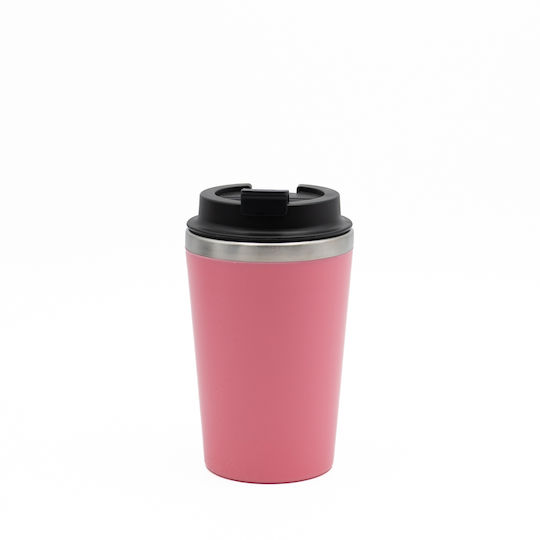 TnS Stainless Steel Thermos Bottle 350ml Pink 03-950-4345ROZ