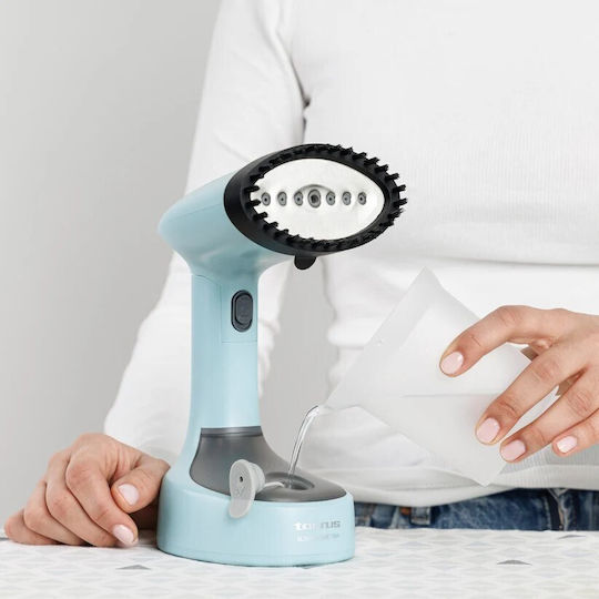 Taurus Taurus Sliding Care Trip Bekleidungsdampfer Hand 1400W mit Wassertankkapazität 185ml Blau
