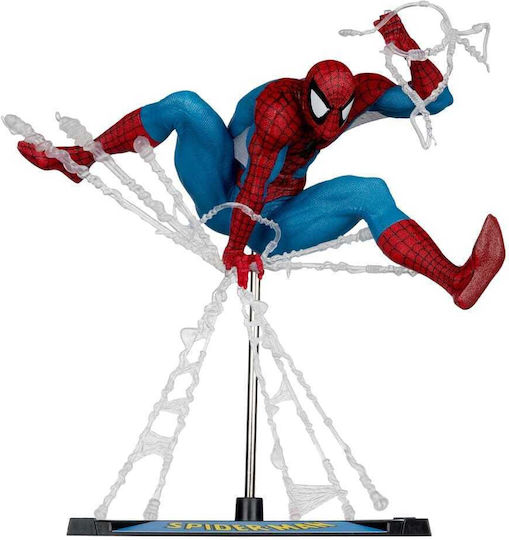 Mcfarlane Toys Spiderman Marvel - Spider-man (marvel Age #90) 1/10 By Todd Mcfarlane Collectible Figure Height 18cm in Scale 1:10