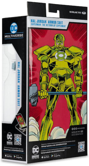 Return Superman Dc Multiverse Action Figure Hal Jordan Armor Suit 19 Cm
