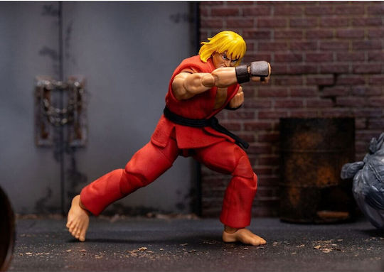 Jada Toys Ultra Street Fighter: Street Fighter Ii Ken Action Figure height 15cm at Scale 1:12
