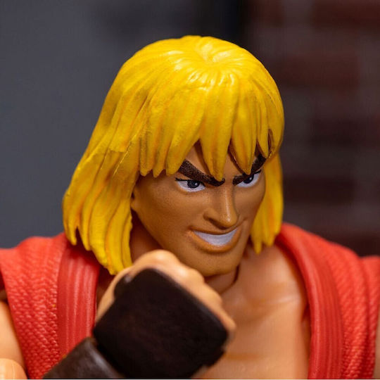 Jada Toys Ultra Street Fighter: Street Fighter Ii Ken Action Figure height 15cm at Scale 1:12