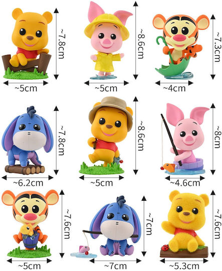 YuMe Toys Disney Winnie the Pooh Disney Winnie the Pooh Cosbi Bobble-head Collection Figure