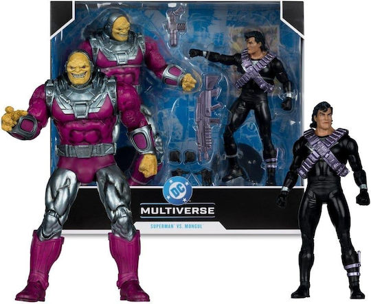 Dc Multiverse Megafig Φιγούρα Δράσης Mongul Vs Superman Return Superman Ύψος 25cm 2-pack
