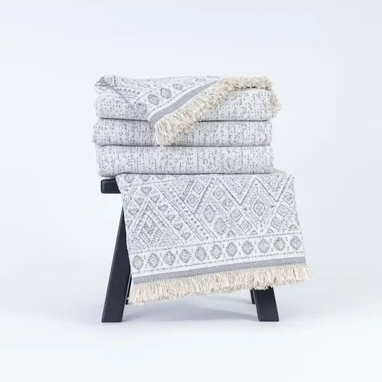 Borea Ριχτάρι Πολυθρόνας Chenille 180x180εκ. Λαδί