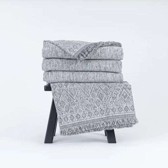 Borea Borea Three-Seater Sofa Throw Chenille 180x300cm Beige