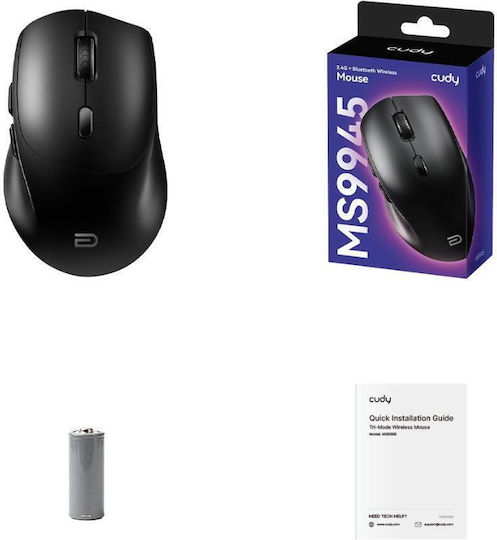 Cudy MS9945_BLACK Mouse Wireless Ergonomic Bluetooth pentru Stângaci Negru