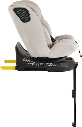 Cangaroo Bravo столче за кола i-Size с Isofix Vanilla Beige
