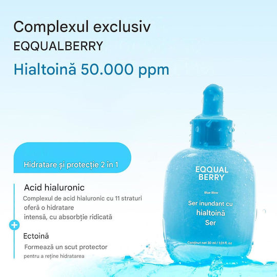Eqqualberry Hyaltoin Serum Hidratant pentru Față cu Acid Hialuronic 30ml