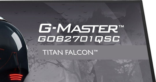 Iiyama G-Master GOB2701QSC-B1 Titan Falcon OLED HDR Gaming Monitor 27" QHD 2560x1440 280Hz with Response Time 0.03ms GTG