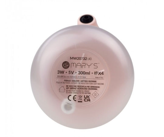 Mary's Led Lamps Mary's Παιδικό Dispenser Αντλία Σαπούνι Ελεφαντάκι Ροζ 901.00074