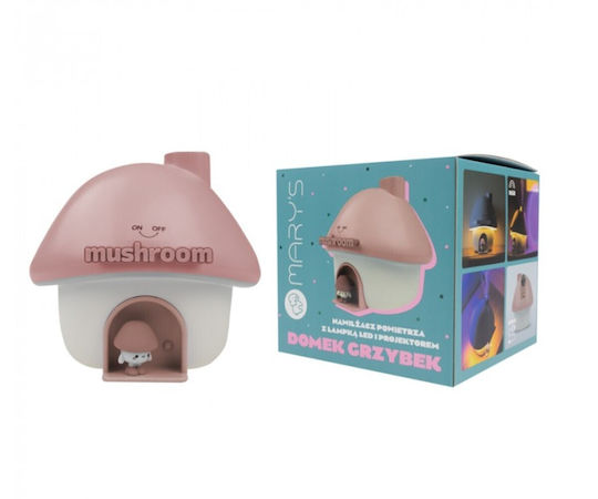 Mary's Led Lamps Mary's Kids Night Light & Air Humidifier Mushroom Pink 901.00153