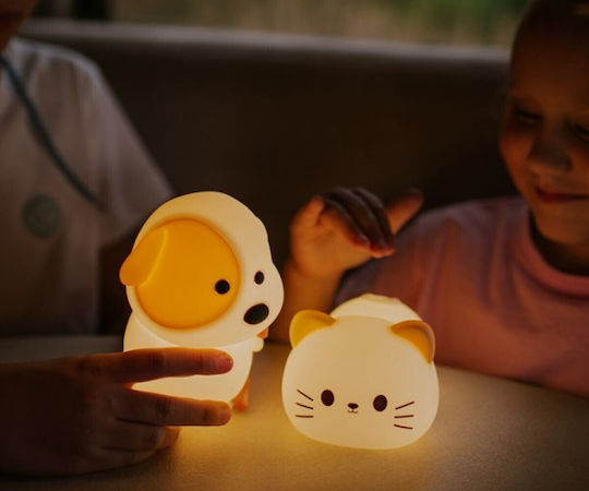 Mary's LED Лампи Mary's Детска Нощна Лампа RGB Коте Звук 901.00131
