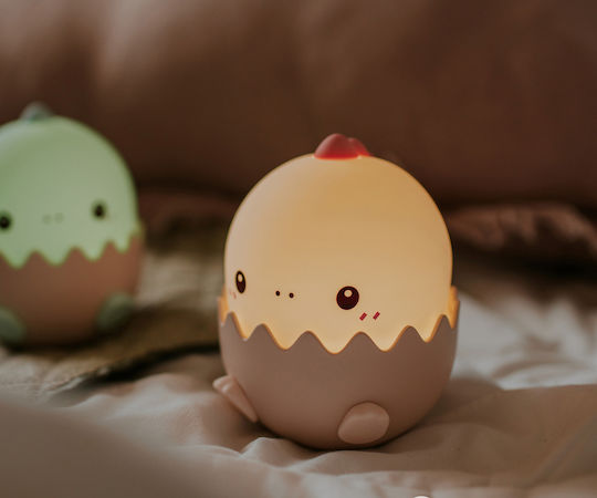 Mary's Led Lamps Mary's Kids Night Light Rgb Baby Dino Pink 901.00083