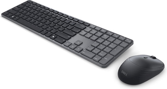 Dell Pro 7 Slim Fără Fir Bluetooth Set Tastatură și Mouse Engleză US