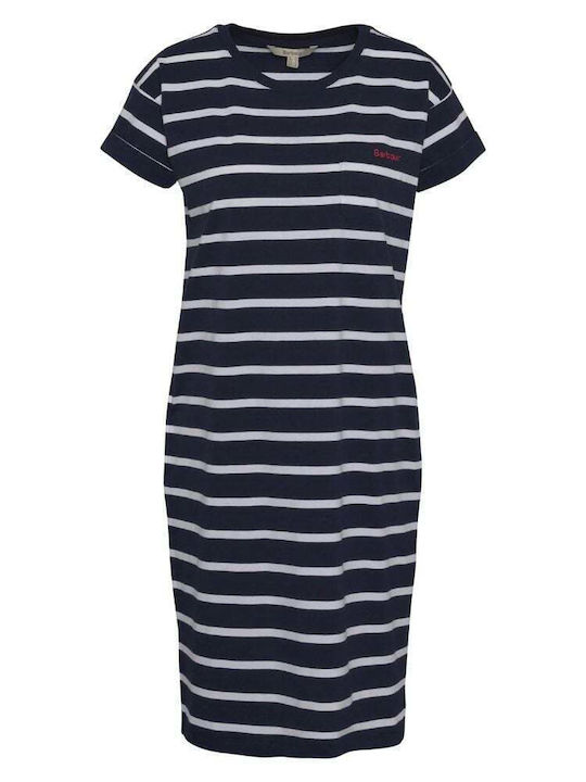Summer Midi T-Shirt Dress Perfect Navy