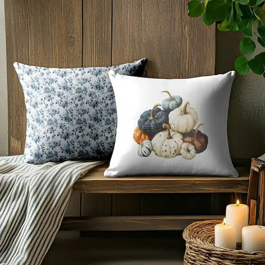 Borea Zierkissen Gedrucktes Design 15 Ecru 45x45cm