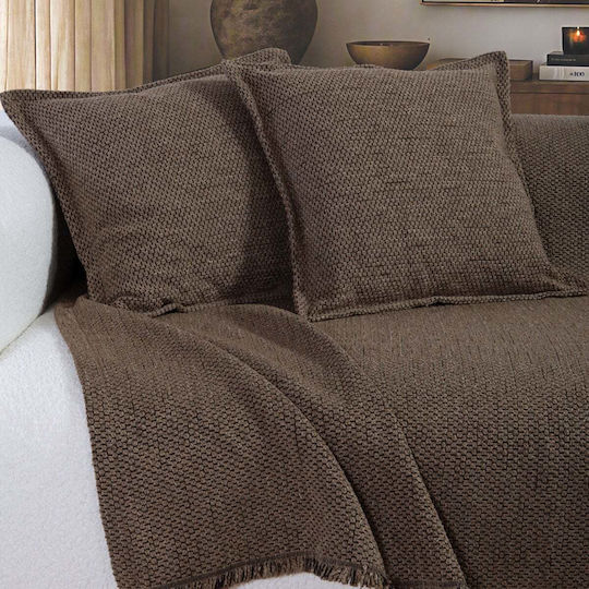 Nef-Nef Homeware Μαξιλάρι Καναπέ Brooklyn Ecru 50x50εκ.