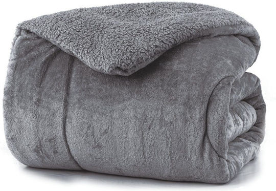 Borea Single Sherpa Comforter 160x220 cm Cozy Brown