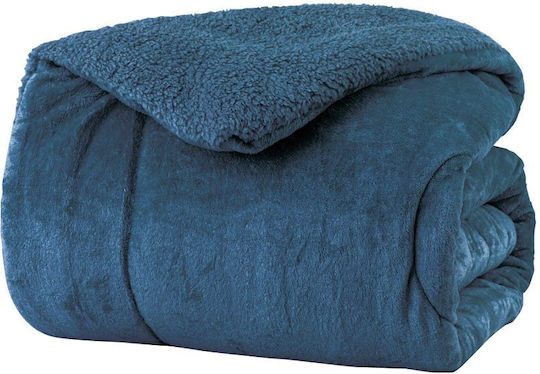 Borea Single Sherpa Comforter 160x220 cm Cozy Brown
