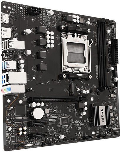 ASRock A620AM-P Motherboard Micro ATX with AMD AM5 Socket 90-MXBVJ0-A0UAYZ