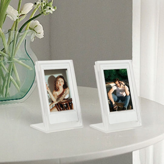 Loveinstant Комплект 2 Рамки И Кутия За Съхранение На Снимки Fujifilm Instax Mini 12 11 9 8 70 90 Evo Liplay Link 2 Прозрачни