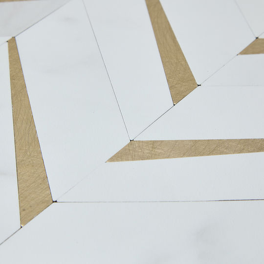 Adhesive Tiles Set 2 Pcs A-s Mina White 223868a 31x31 Plastic