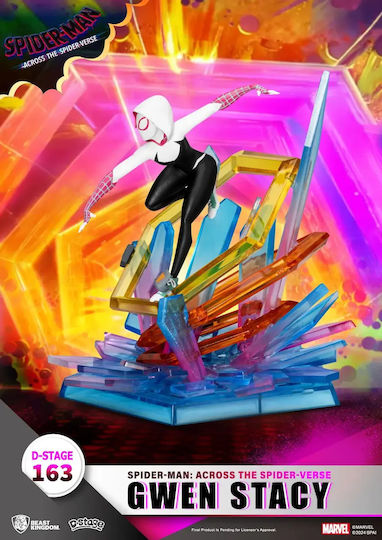Marvel D-Stage Spiderman Across Spider-Verse Gwen Stacy Statue Figur 15cm