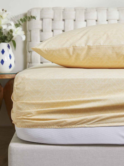 Peiraiki Patraiki Pyramid Module Single 3 Bucăți 100x200+30cm cu Hugger Din Cauciuc Galben Safran