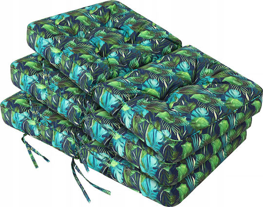 Gartenstuhlkissen Blau 50x50cm