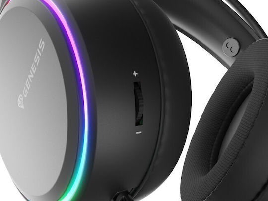 Genesis Neon 614 Over Ear Gaming Headset με σύνδεση 3.5mm / USB