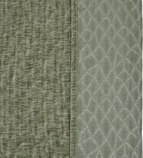 Curtain with Grommets Fran Khaki 140x260cm