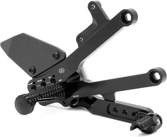 Fxr2 Rearset Black Honda Gilles Fxr2-b001-b