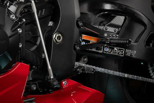 Fxr2 Rearset Black Honda Gilles Fxr2-b001-b
