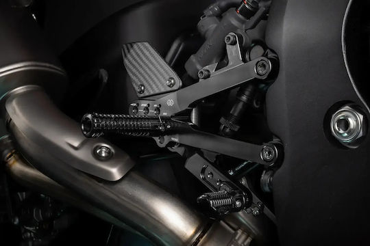 Fxr2 Rearset Black Honda Gilles Fxr2-b001-b