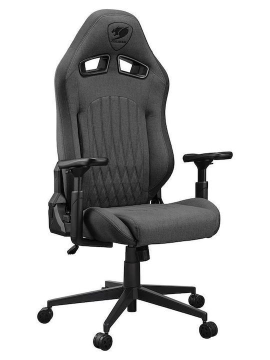 Cougar Royal Stoff Gaming Stuhl mit Verstellbaren Armlehnen Grau