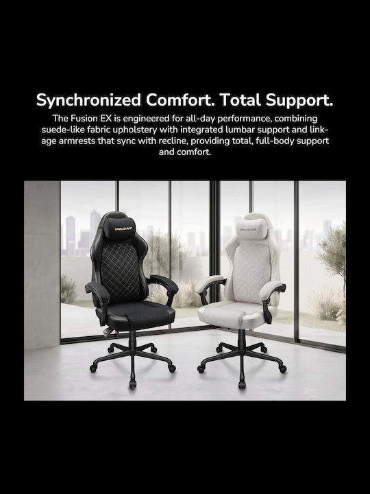 Cougar Fusion EX Gaming Chair Artificial Leather Black
