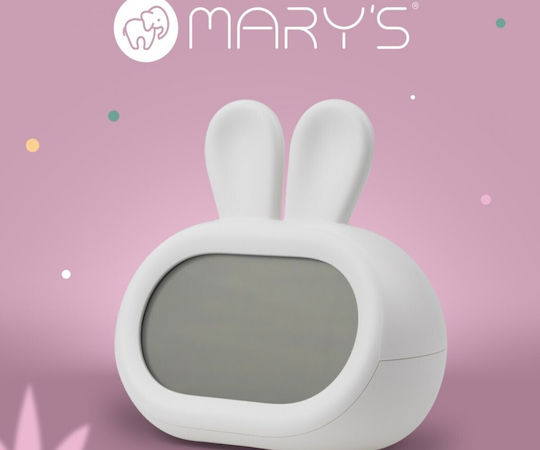 Mary's Настолен Часовник Бял