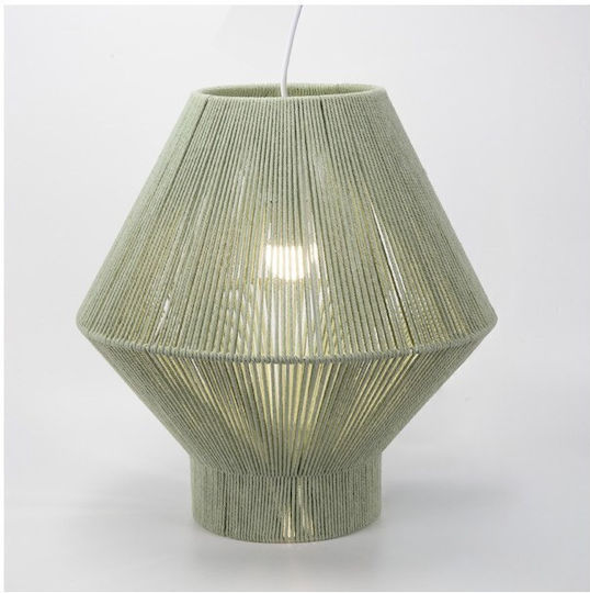 Eurolamp Pendant Ceiling Light Green with Rope 38x38x39cm Eurolamp Pendant Ceiling Light Green with Rope 38x38x39cm