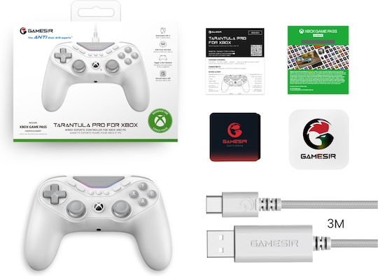 Gamesir Tarantula Pro Wired Gamepad for PC / Xbox One / Xbox Series White
