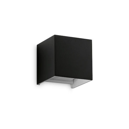 Ideal Lux Atom Wandmontierte Außenleuchte LED mit Natürliches Weiß Licht 10x10x10εκ.